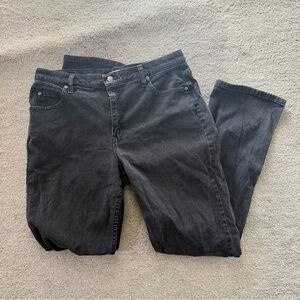 Lee black relaxed fit jeans